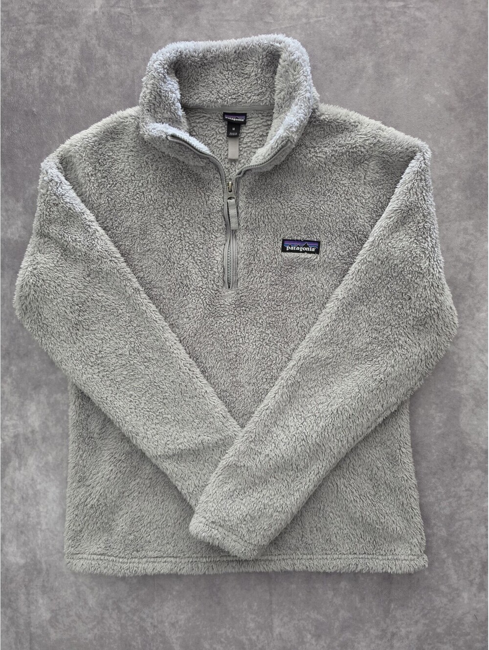 SKU0221 Patagonia Women’s Medium Gray Los Gatos Fleece 1/4 Zip Pullover Jacket